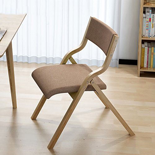 SH-Chairs Sillas Plegables de Madera Sillas Modernas Simples traseras Sillas y sillas domésticas de Moda Sillas Plegables de Moda (Color : 3#)