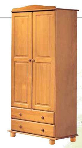 Armario dos puertas madera pino color miel