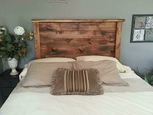 Cabecero cama 150 cm - Respaldo/Cabezales de camas con madera de palets reciclados - Cabeceira Rustica/Industrial/Originales