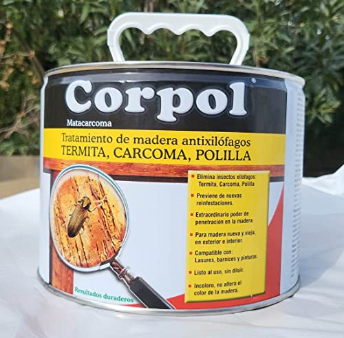 CORPOL Protector Madera Mata Carcoma Polillas Xilofagos 2.5 litros