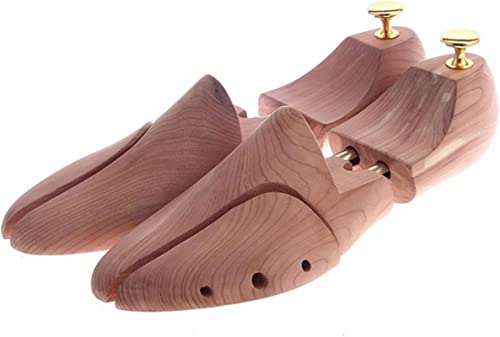 GIFTZU Camilla de Zapatos Profesional Zapato Ajustable de Madera roja Hombres y árbol de Zapatos (Color : Pink, Size : EU 41 42)