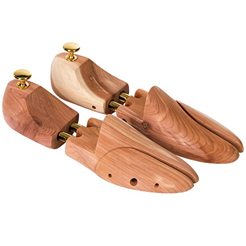 TecTake 800698 3 Pares de Hormas para Zapato, Madera de Cedro, Extensor de Zapato, Forma Calzado - disponible en varios Tamaños (39-41 | No. 403288)