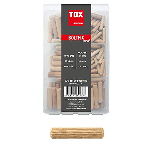 TOX 094900100 Tacos de madera, Surtido